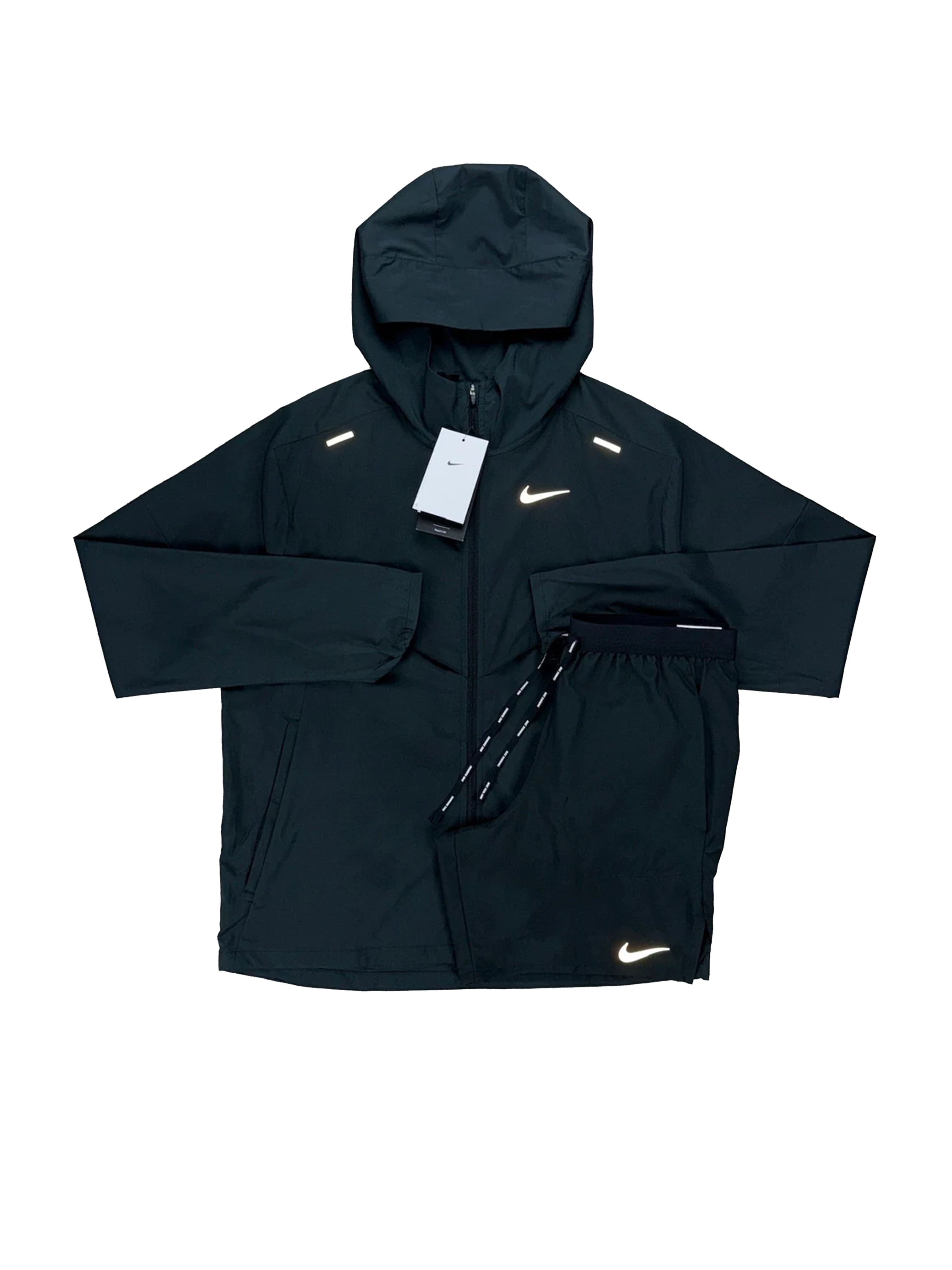 NIKE MILER FLEX SHORT SET - BLACK