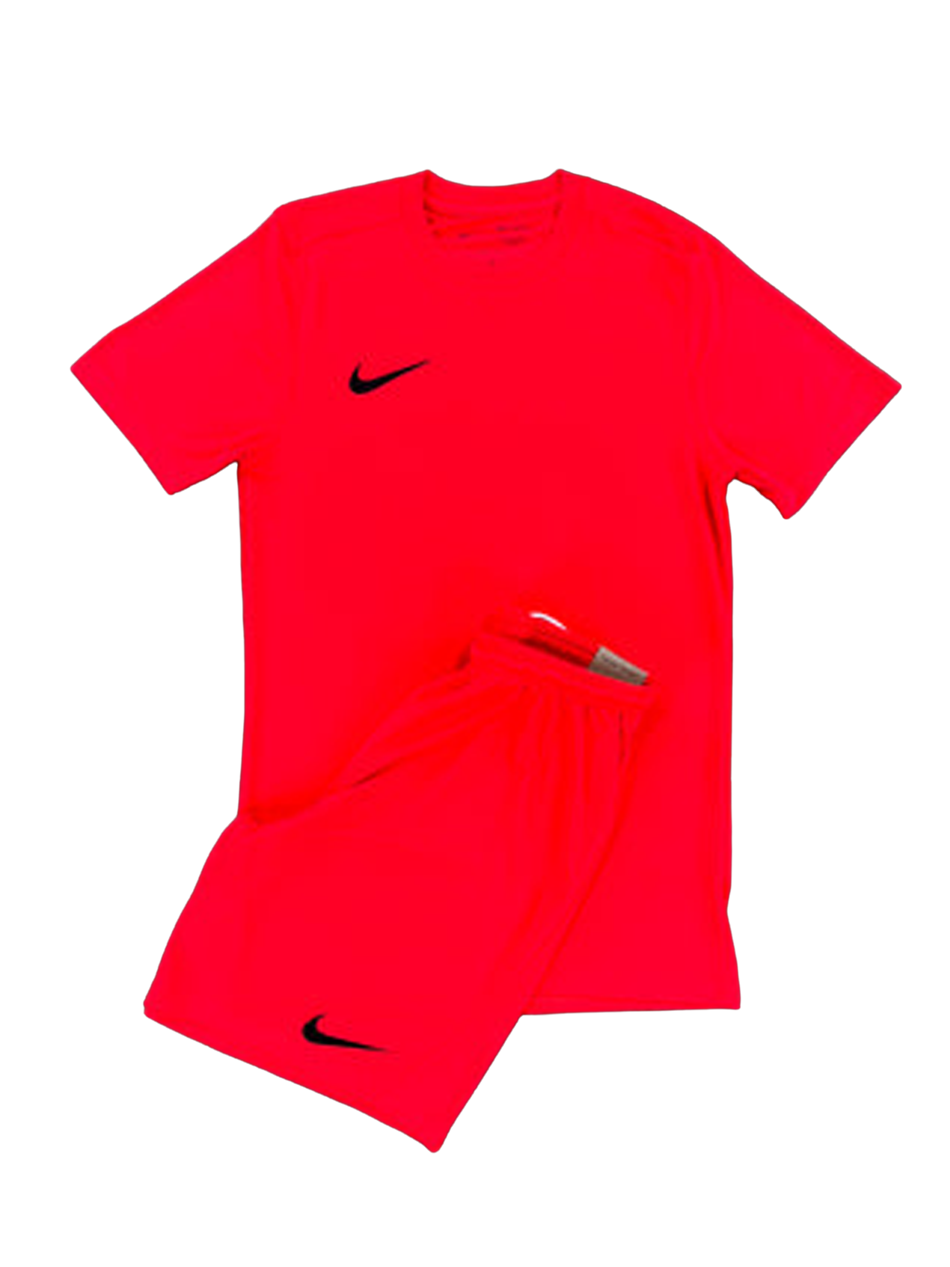 NIKE DRI-FIT SHORTS SET - CRIMSON