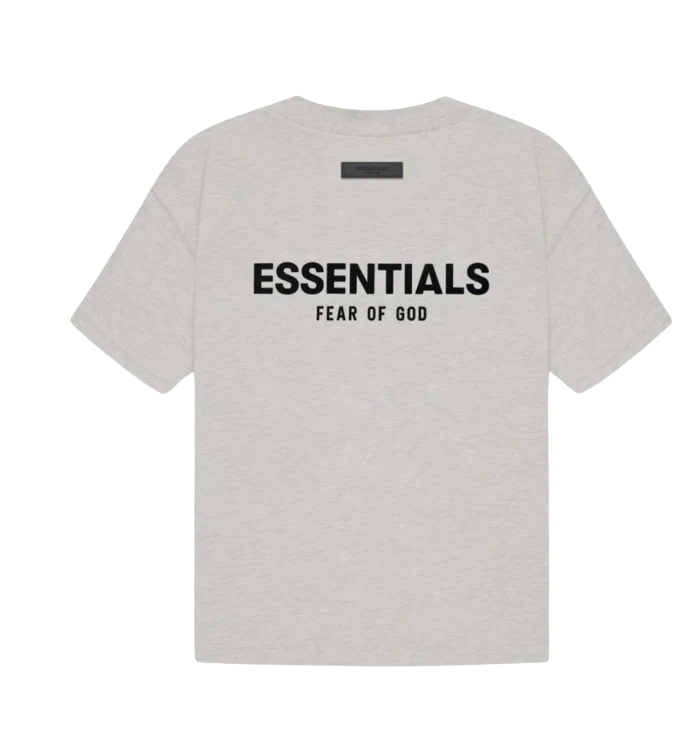 ESSENTIALS FOG T-SHIRT - LIGHT OATS