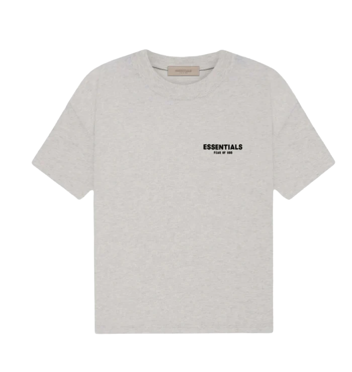 ESSENTIALS FOG T-SHIRT - LIGHT OATS