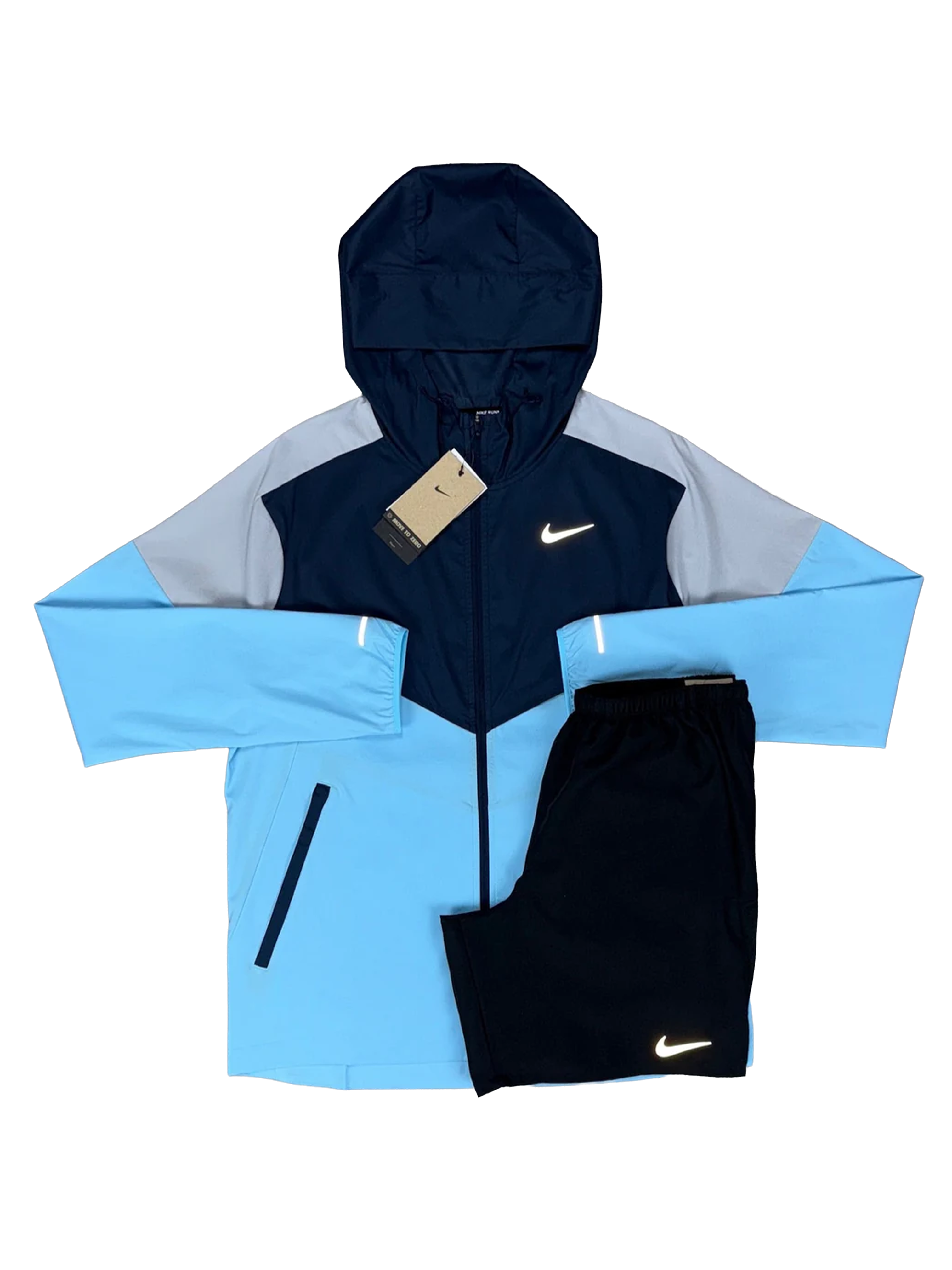 NIKE CHALLENGER SHORT SET - AQUARIUS BLUE